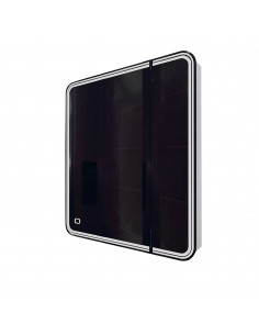 Зеркало шкаф MIXLINE "Адриана" 700*800 (ШВ) 2 створки ,левый,сенсорный выкл, светодиодная подсветка