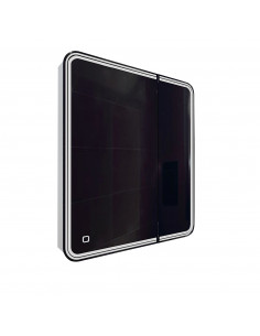 Зеркало шкаф MIXLINE "Адриана" 700*800 (ШВ) 2 створки ,левый,сенсорный выкл, светодиодная подсветка 2