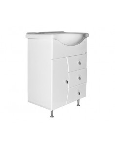 Тумба д/ванной "ПАРУС-60" под ум. Элегия-60 (ПВХ) (Р)