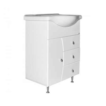 Тумба д/ванной "ПАРУС-60" под ум. Элегия-60 (ПВХ) (Р)