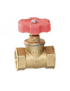 Вентиль латунный (вода) 1" LEXLINE