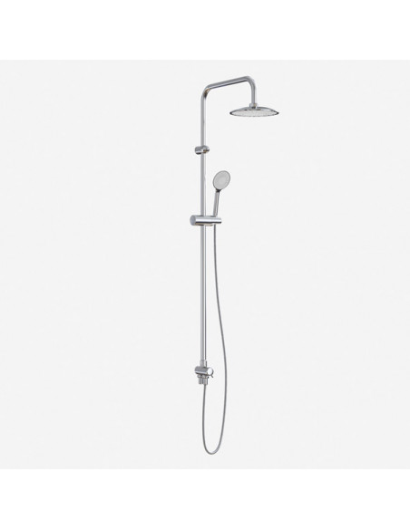 Стойка душевая ML2400 (без смесителя лейка 3поз+душ шланг+тропич.душ) (Р)