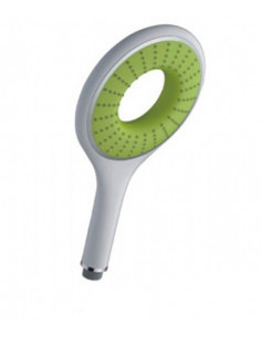 Лейка GAPPO G09 люкс 1 поз бело-жёлтая хром с обр.клап. (Р)