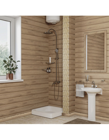 Поддон квадрат 0,8*0,8*0,15 стальной (P)