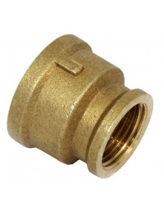 Муфта переходная 3/4" * 1/2" бронза LEXLINE