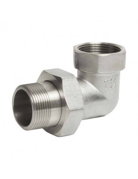 Американка угловая 1"1/4 (никель) VRT(Р) Американка угловая 1"1/4 (никель) VRT(Р)