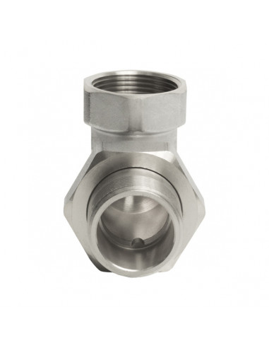 Американка угловая 1"1/4 (никель) VRT(Р)