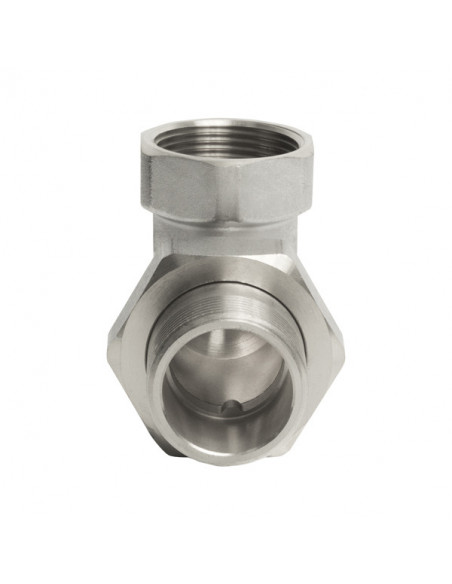 Американка угловая 1"1/4 (никель) VRT(Р) Американка угловая 1"1/4 (никель) VRT(Р)