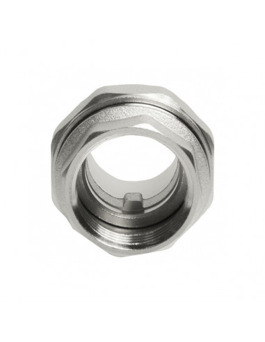 Американка прямая 1" (никель) VRT (Р)