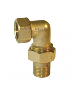 Американка угловая 1/2 (бронза) LEXLINE (под прокладку)