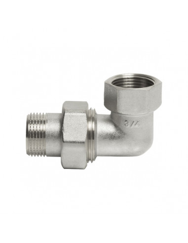 Американка угловая 3/4 (никель) VRT(Р)