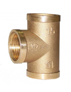 Тройник 1"1/4 в-в-в бронза LEXLINE