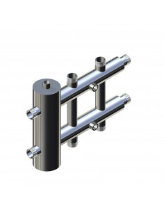 Гидрострелка 1'', с распределительными коллекторами, 3 контура, нерж сталь ГРРК25-3 ТРУГОР