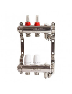 Коллекторная система 1"*2"*3/4 VRT (с расходомерами) 2