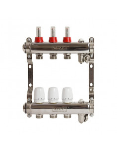 Коллекторная система 1"*3"*3/4 VRT (с расходомерами) 2