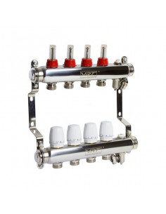 Коллекторная система 1"*4"*3/4 VRT (с расходомерами)
