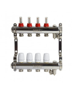 Коллекторная система 1"*4"*3/4 VRT (с расходомерами) 2