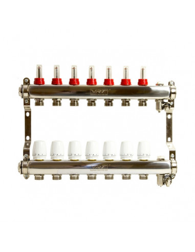 Коллекторная система 1"*7"*3/4 VRT (с расходомерами)