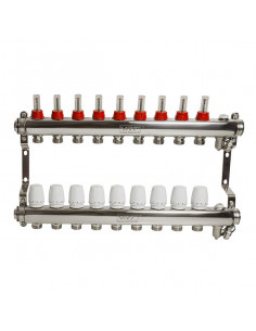 Коллекторная система 1"*9"*3/4 VRT (с расходомерами) 2