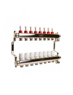 Коллекторная система 1"*8"*3/4 VRT (с расходомерами)