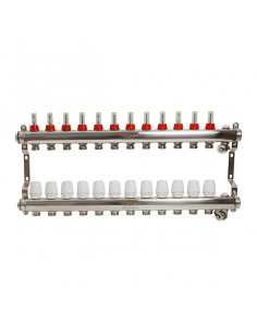 Коллекторная система 1"*12"*3/4 VRT (с расходомерами) 2