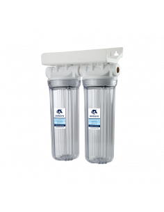 Корпус фильтра к 10" DUO 1/2'' двойной для хол. воды...