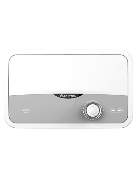 Водонагреватель  проточного типа AURES S 3.5 COM PL ARISTON душ/излив (настенный,плоский)