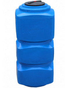 Бак накопительный вертикальный квадратный VERT P750l blue