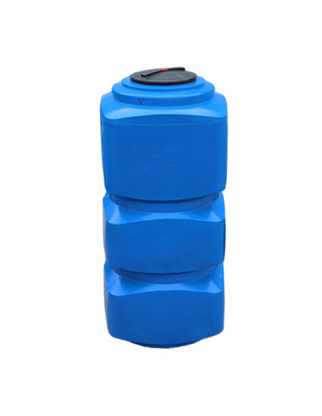 Бак накопительный вертикальный квадратный VERT P750l blue