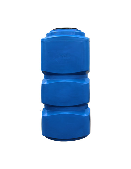 Бак накопительный вертикальный квадратный VERT P750l blue