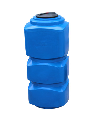 Бак накопительный вертикальный квадратный VERT P750l blue