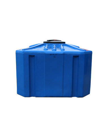 Бак накопительный горизонтальный квадратный SQ 1000l blue