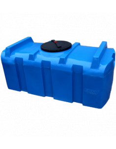 Бак накопительный горизонтальный квадратный SQ 500l blue