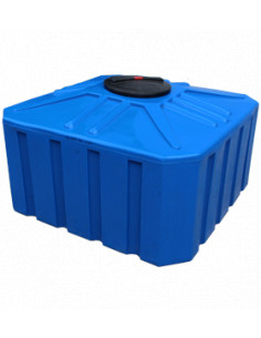 Бак накопительный горизонтальный квадратный SQ 800l blue