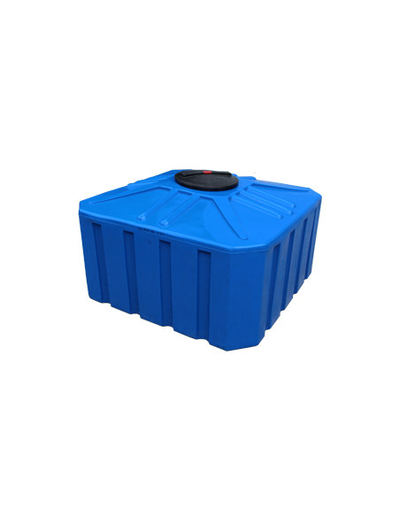 Бак накопительный горизонтальный квадратный SQ 800l blue