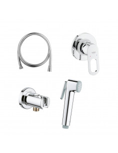 Готовое решение для гигиенического душа скрытого монтажа BauLoop (хромированный ручной душ)