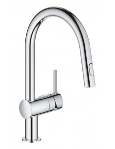 Смеситель для кухни GROHE Minta с выдвижным изливом, хром 32321002