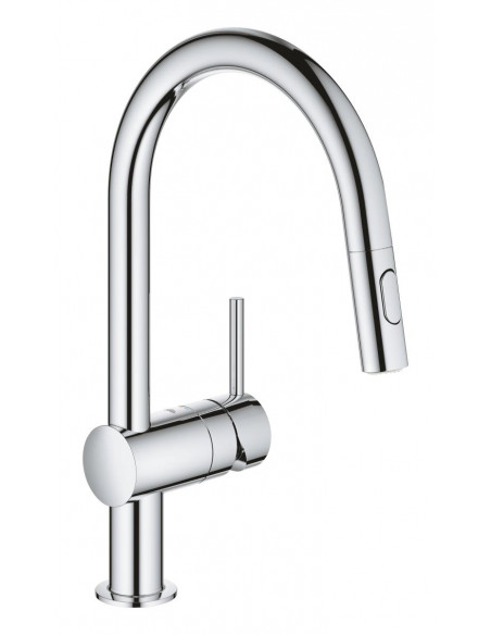 Смеситель для кухни GROHE Minta с выдвижным изливом, хром 32321002