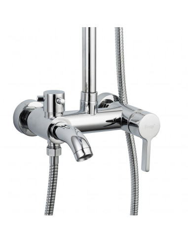 Стойка душевая 2416 FRAP (Душ. система "Тропический душ")  (Р)