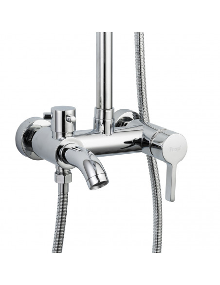 Стойка душевая 2416 FRAP (Душ. система "Тропический душ")  (Р)