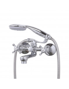 Смеситель 3024 ванна (ручки) FRAP (Р)