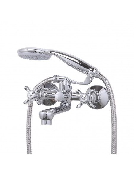 Смеситель 3024 ванна (ручки) FRAP (Р)