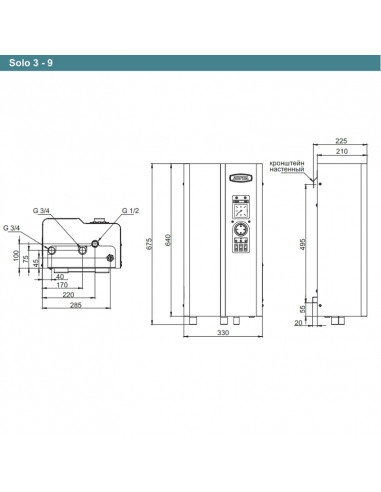 Электрический котел ZOTA SOLO 3