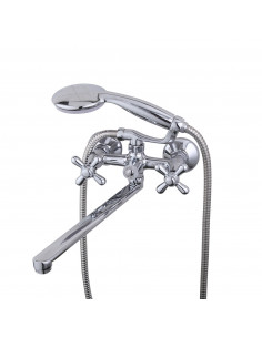 Смеситель 2225 ванна и умывальник (ручки крест) FRAP (Р)