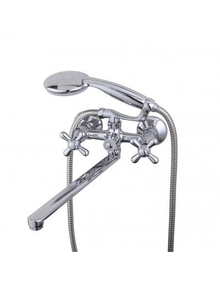 Смеситель 2225 ванна и умывальник (ручки крест) FRAP (Р)