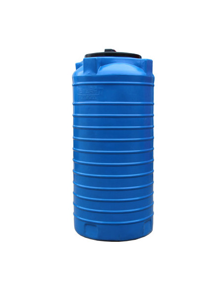 Бак накопительный вертикальный VERT 300l H blue с подставкой