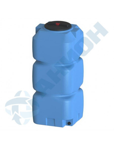 Пластиковая емкость АНИОН T800ВФК23 прямоугольная вертикальная 800 л с дыхательным клапаном и сливом