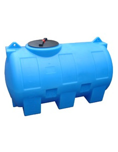Пластиковая емкость АНИОН МН1000ФК2 цилиндрическая горизонтальная 1 000 л с дыхательным клапаном 2