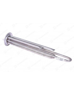 ТЭН RF 2000W(700+1300), ИТА, нерж, Ø64, М4, клеммы под разъем 20042