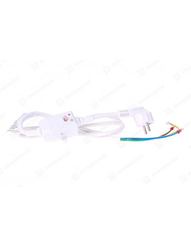 Электрический кабель с УЗО 10А (1,5м) 65151728 	NTS FLAT 30-100 ABS ANDRIS LUX 6